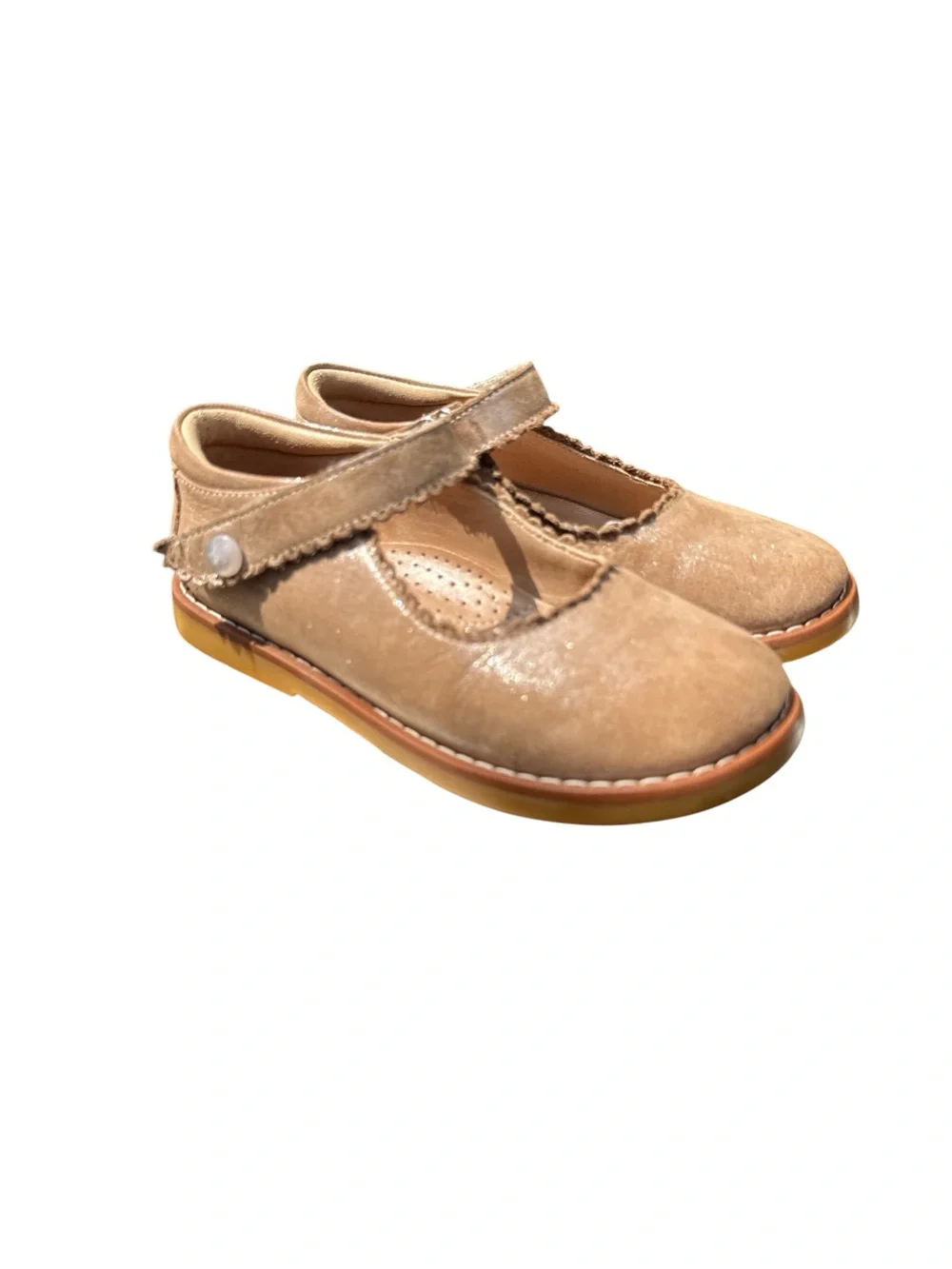 Mary Jane Metallic Champagne – Elephantito size 29
